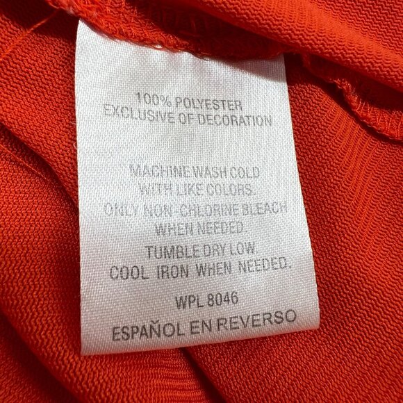 Maison Jules Heart Print Chiffon Short Flutter Sleeve Dress Size XL - Picture 10 of 11